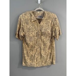 Vintage Liz‎ Roberts Robert Elliot New York Button Down Shirt Mens Large